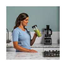 Ninja 3-In-1 Food Processor With Auto-IQ 5 Automatic Programs 1200W 2.1 Litres With 700ml Cup - Black & Silver