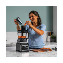 Ninja 3-In-1 Food Processor With Auto-IQ 5 Automatic Programs 1200W 2.1 Litres With 700ml Cup - Black & Silver