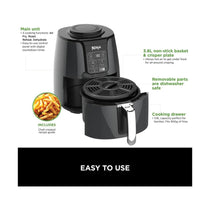 Ninja Air Fryer Roast Reheat And Dehydrator 1550W 3.8 Litres - Grey & Black