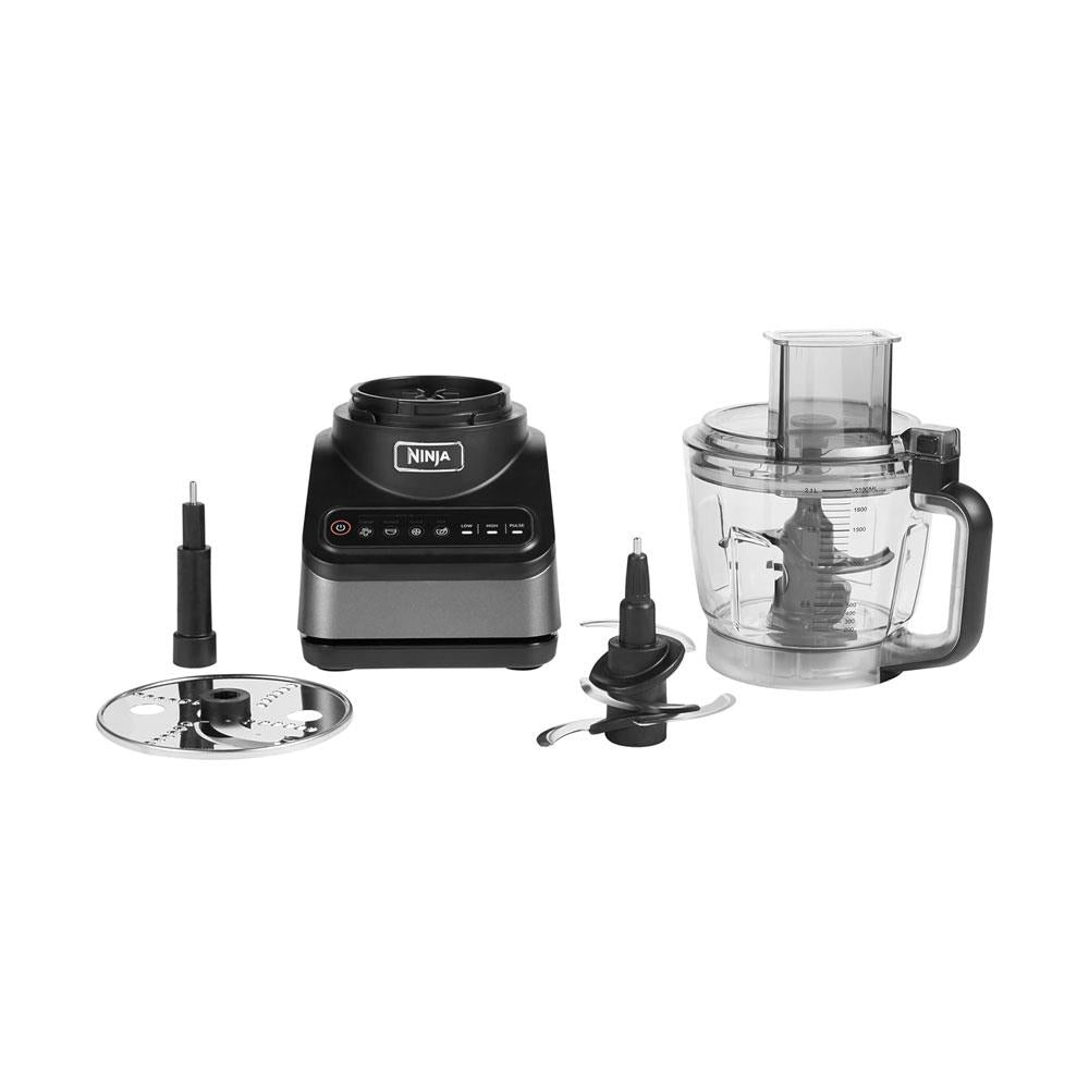 Ninja Food Processor With Auto-IQ 4 Automatic Programs 3 Manual Speeds 850W 2.1 Litres - Silver