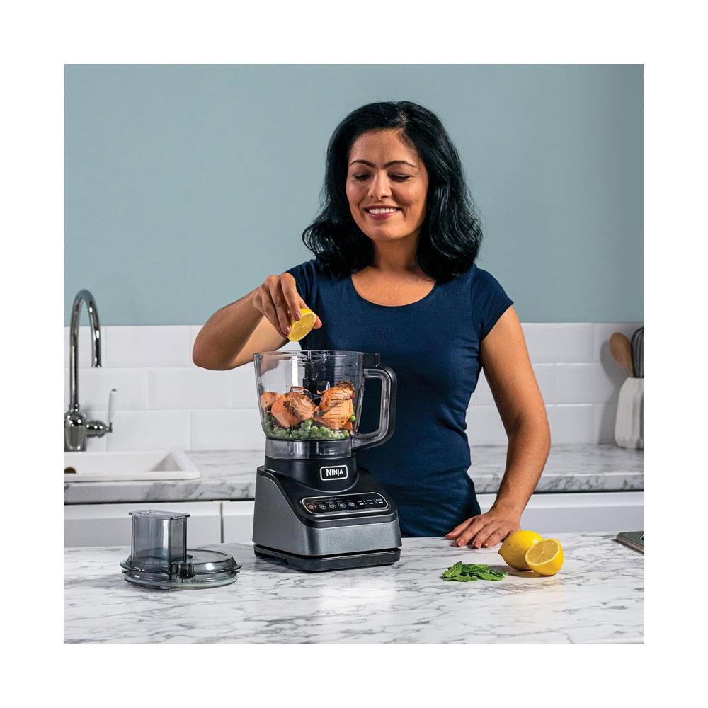 Ninja Food Processor With Auto-IQ 4 Automatic Programs 3 Manual Speeds 850W 2.1 Litres - Silver