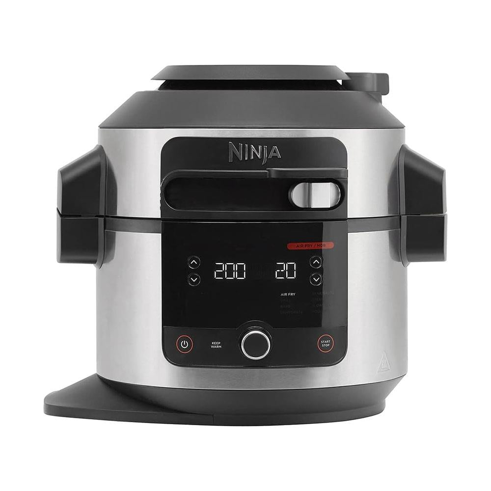Ninja Foodi 11-In-1 Smart Lid Multi Cooker & Air Fryer With 11 Cooking Functions Stainless Steel 1460W 6 Litres - Black/Silver Main image