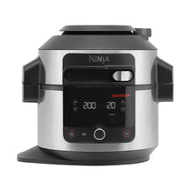 Ninja Foodi 11-In-1 Smart Lid Multi Cooker & Air Fryer With 11 Cooking Functions Stainless Steel 1460W 6 Litres - Black/Silver