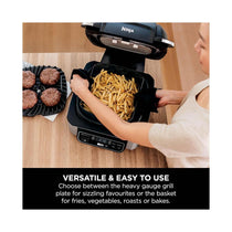 Ninja Foodi Health Grill & Air Fryer With Roast Bake & Dehydrate 1760W 5.7 Litres - Black