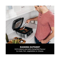 Ninja Foodi Health Grill & Air Fryer With Roast Bake & Dehydrate 1760W 5.7 Litres - Black