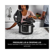Ninja Foodi MAX 9-In-1 Multi-Cooker With 9 Cooking Functions Stainless Steel 1760W 7.5 Litres - Black