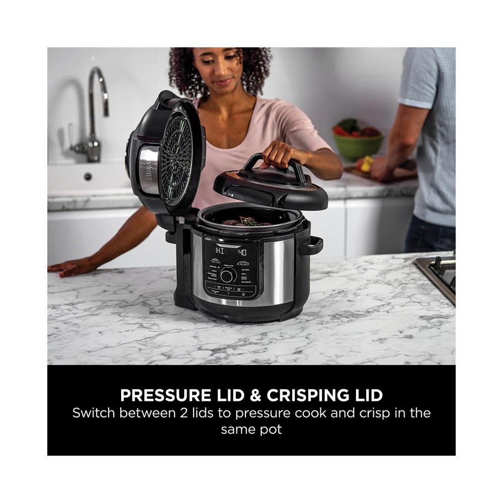 Ninja Foodi MAX 9-In-1 Multi-Cooker With 9 Cooking Functions Stainless Steel 1760W 7.5 Litres - Black