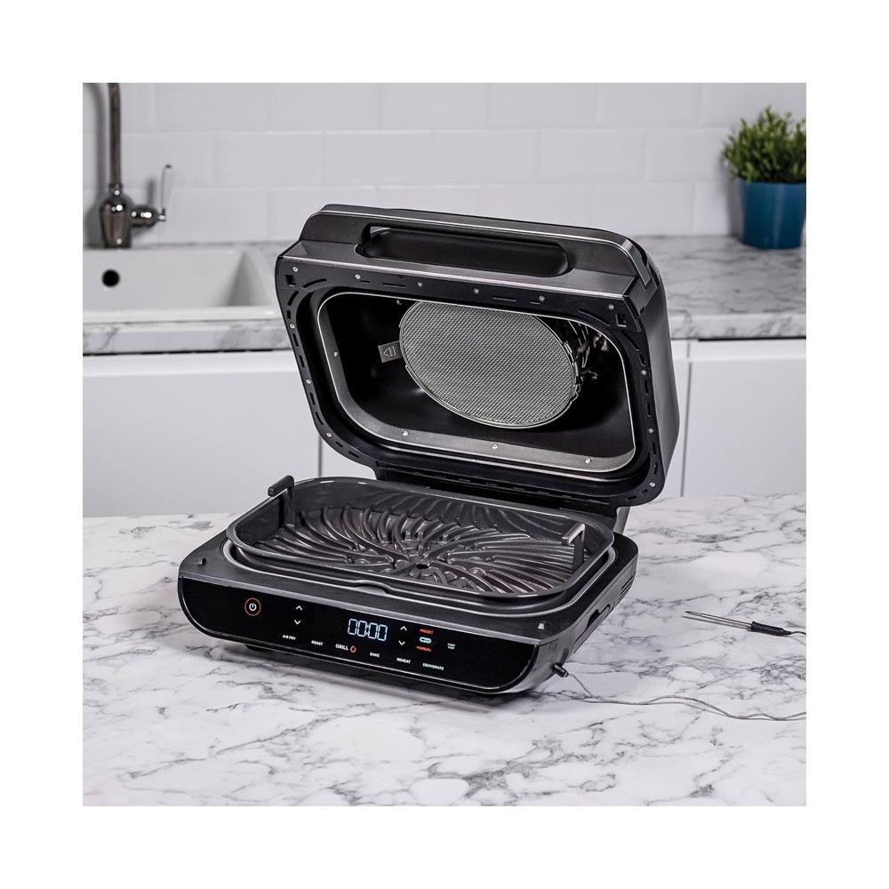 Ninja Foodi MAX Health Grill & Air Fryer Roast Reheat Bake And Dehydrate 2460W 3.8 Litres - Grey And Silver Secondary image