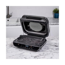 Ninja Foodi MAX Health Grill & Air Fryer Roast Reheat Bake And Dehydrate 2460W 3.8 Litres - Grey And Silver