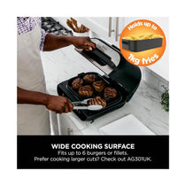 Ninja Foodi MAX Health Grill & Air Fryer Roast Reheat Bake And Dehydrate 2460W 3.8 Litres - Grey And Silver