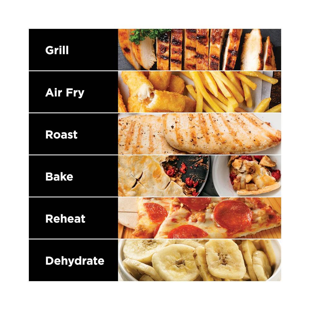 Ninja Foodi MAX Health Grill & Air Fryer Roast Reheat Bake And Dehydrate 2460W 3.8 Litres - Grey And Silver