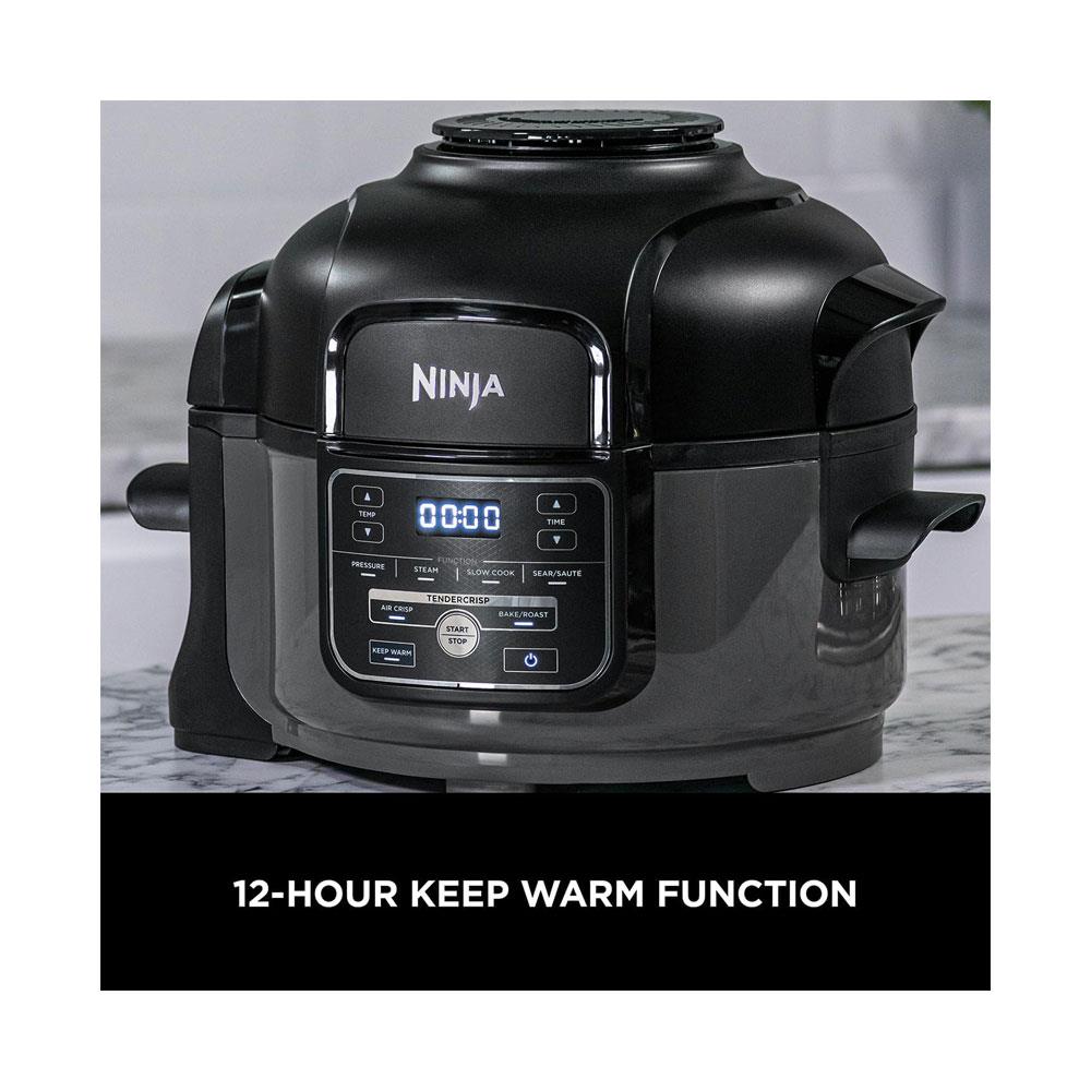 Ninja Foodi Mini 6-In-1 Multi Cooker With 6 Cooking Functions Stainless Steel 1460W 4.7 Litres - Black