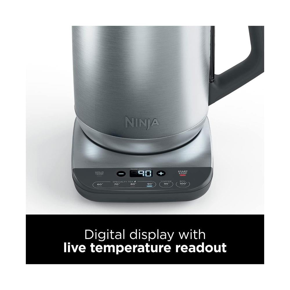 Ninja Perfect Temperature Kettle Rapid Boil LED Display Stainless Steel 3000W 1.7 Litres - Silver Secondary image