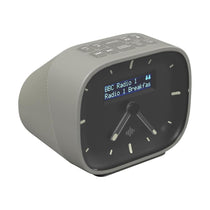 i-box Dream Bedside Alarm Clock With DAB/DAB+/FM Radio With Bluetooth Digital Glow In The Dark Display 5W Mono Speaker - Grey