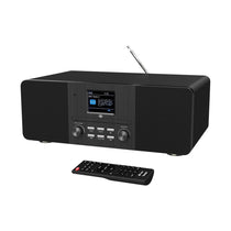 i-box Tempo Compact Hi-Fi Stereo System CD Player DAB/DAB+/FM Radio 20W Bluetooth Speakers Digital LED Display - Black