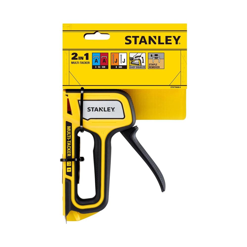 Stanley 2-In-1 Multi Tacker Stapler - Black/Yellow