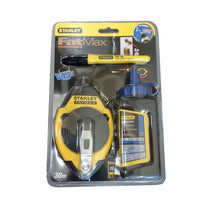Stanley Fatmax Chalk Line & Blue Builders Chalk 30M - Black/Yellow