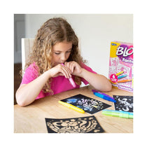 John Adams Blopens Fantasy Activity Set Create Fantastic Airbrush Pictures - Multicolour