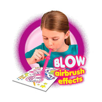 John Adams Blopens Fantasy Activity Set Create Fantastic Airbrush Pictures - Multicolour
