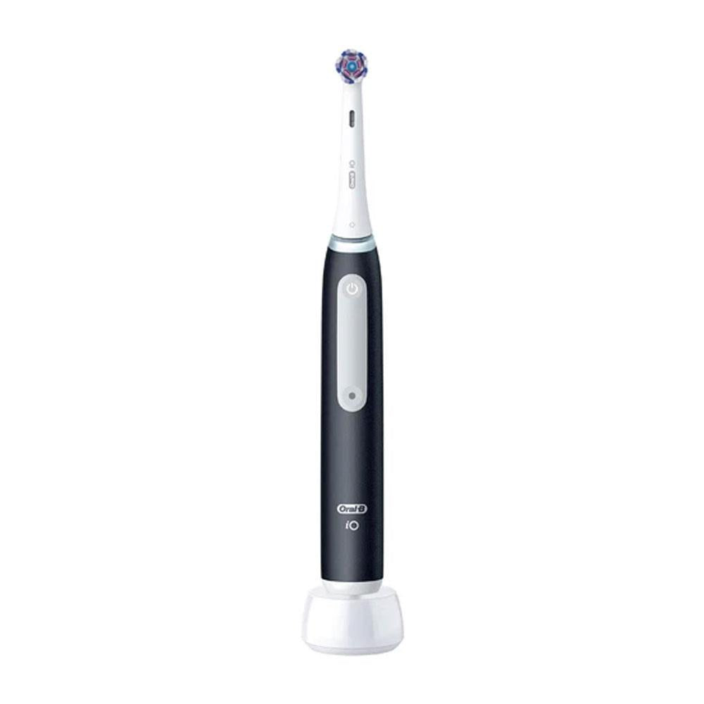 Oral-B iO 3 White Clean Electric Toothbrush With Bonus Charger Pouch 2 Brushing Mode - Black