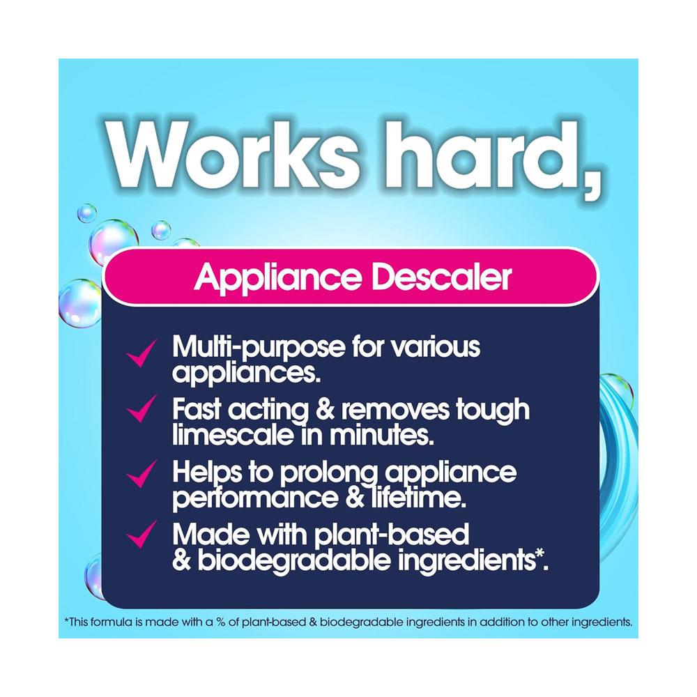 Ecozone Multi-Purpose Appliance Descaler Internal Cleaner For Kettles Irons Washing Machines Coffee Makers Dishwashers - 500ml