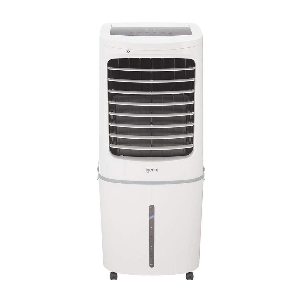Igenix 50L Evaporative Air Cooler – 3-Speed Fan, Remote Control, 200W – White Main image