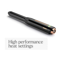 BaByliss 9000 Cordless Waving Wand Large 28mm Barrel 3 Temperature Settings - Black