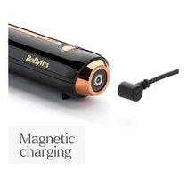 BaByliss 9000 Cordless Waving Wand Large 28mm Barrel 3 Temperature Settings - Black