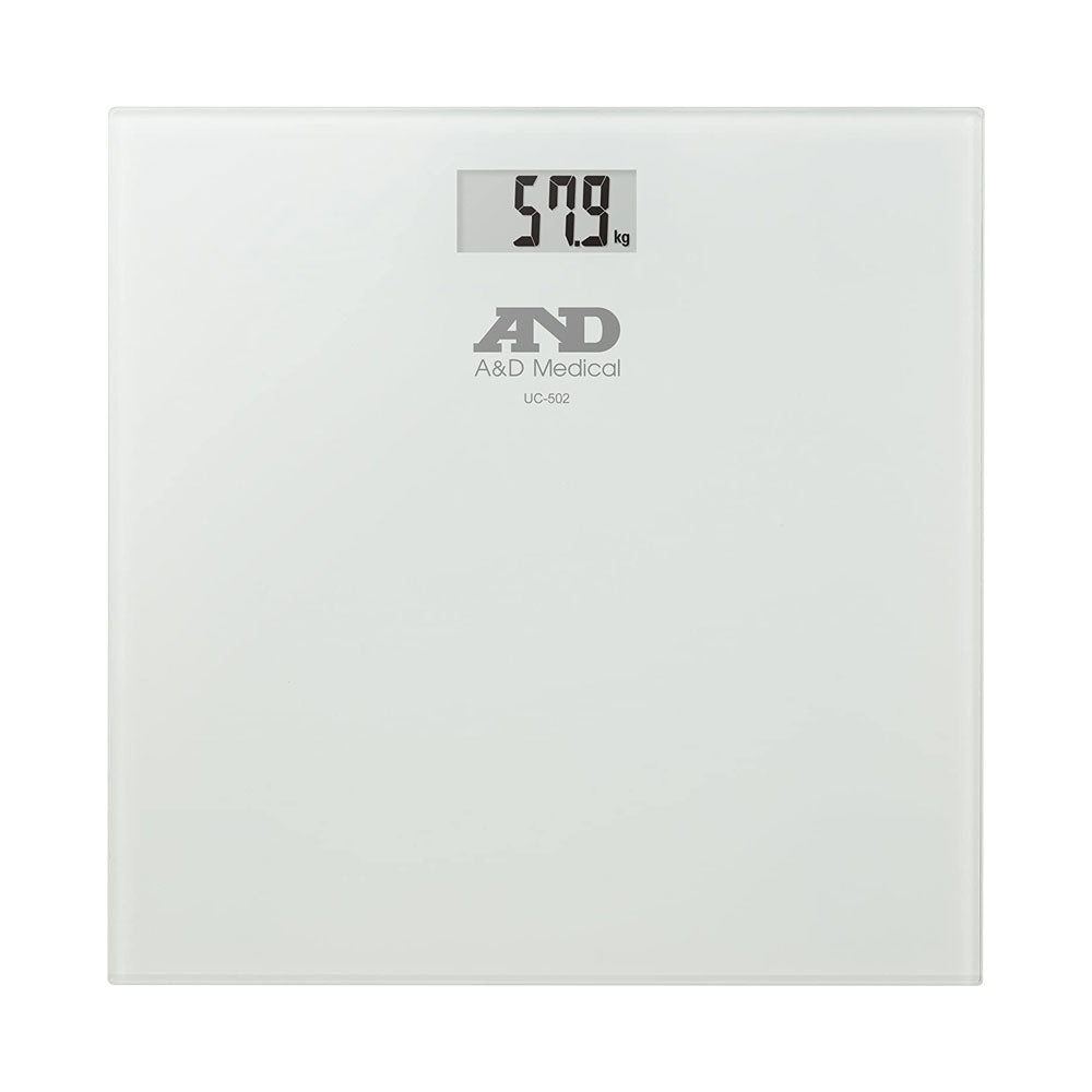 A&D Medical Digital Bathroom Scale 180Kg/400lb Capacity - White