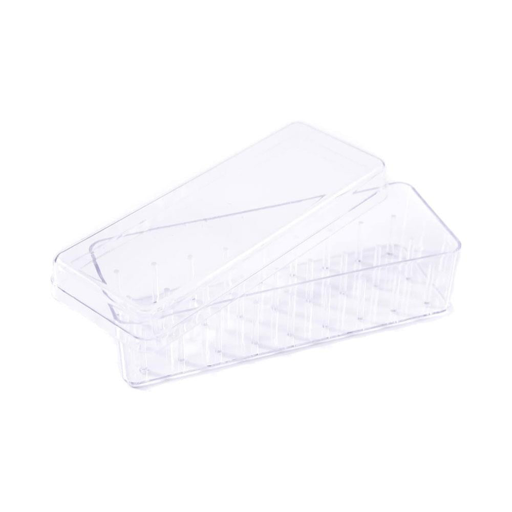The Quilted Bear Sewing Thread Storage Box Maximum 5.5cm Spool 19.5 x 7 x 6cm 27 Spool - Purple