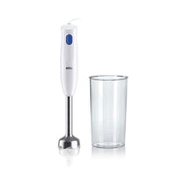 Braun MultiQuick 1 Hand Blender With 600ml Beaker EasyTwist Technology 1 Speed Setting 450W - White