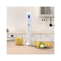 Braun MultiQuick 1 Hand Blender With 600ml Beaker EasyTwist Technology 1 Speed Setting 450W - White