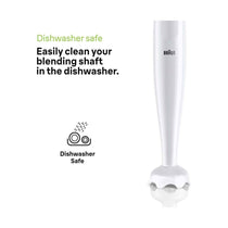 Braun MultiQuick 1 Hand Blender With 600ml Beaker EasyTwist Technology 1 Speed Setting 450W - White