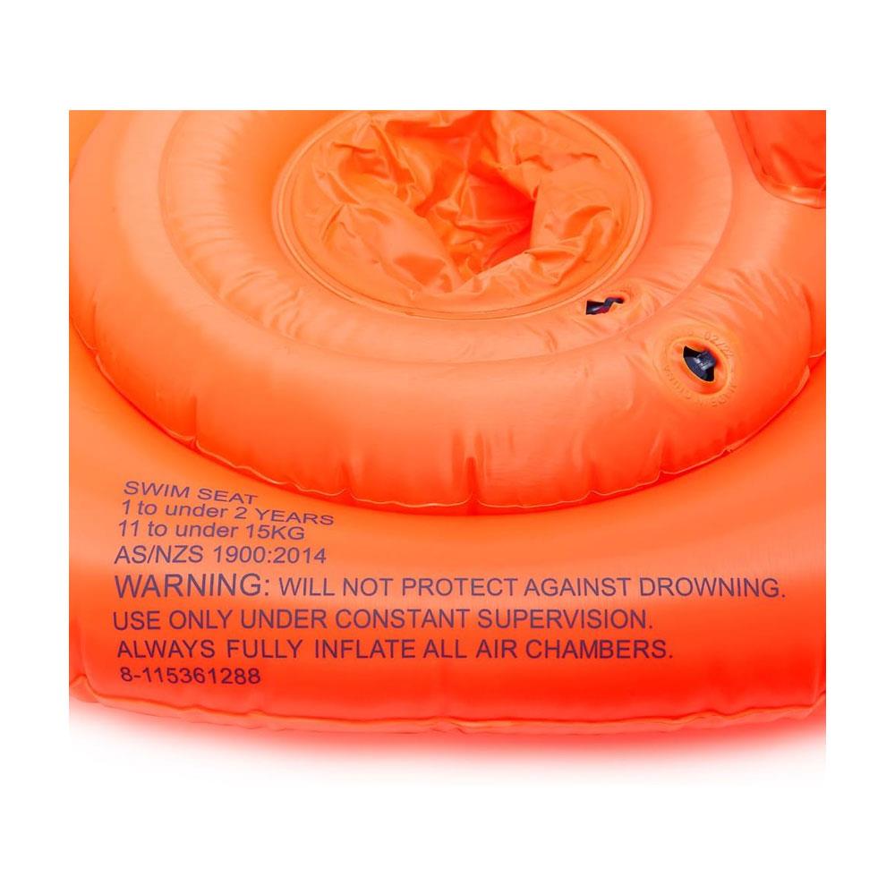 Speedo Infant Swim Seat Learn To Swim Floatation Float Size 1-2 Years - Orange