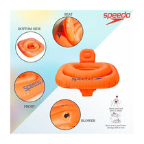 Speedo Infant Swim Seat Learn To Swim Floatation Float Size 1-2 Years - Orange