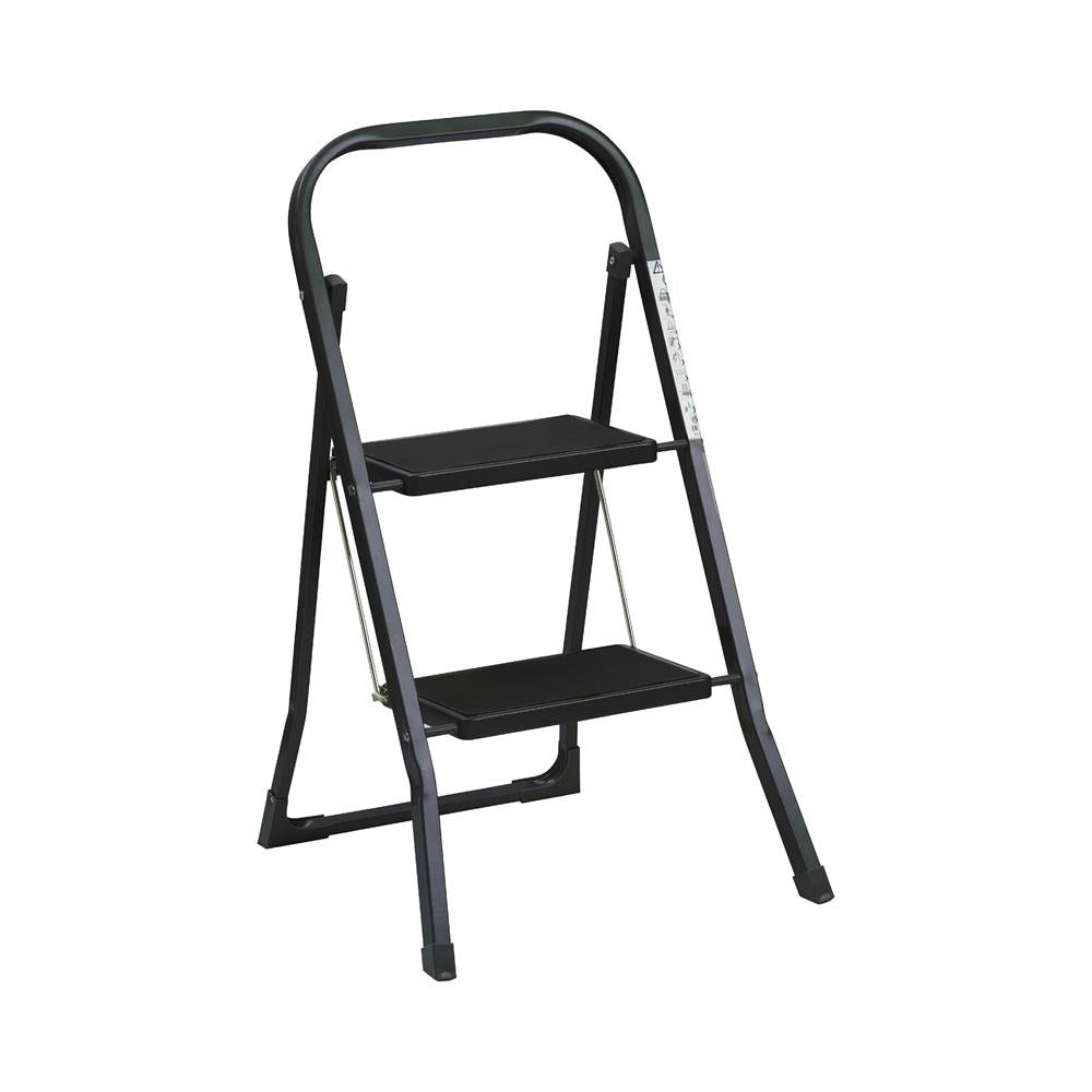 OurHouse Rubber Non-Slip 2-Tread Step Ladder 150kg Max Capacity - Anthracite Grey Main image