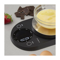 Tower Electronic Kitchen Scale With Extra-Large LCD Screen And Zero Weigh Function 5kg Capacity - Black