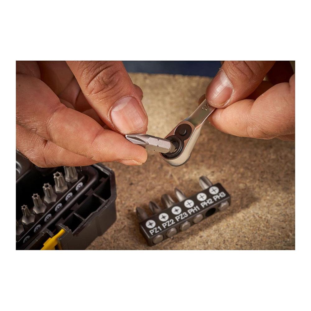 Stanley FatMax PRO-STACK 1/4 Inch Socket & Bit Set 0-19-101 - 37 Piece