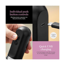 Tower Good Food Duo Salt And Pepper Mill With Adjustable Ceramic Grinders - Black With Brushed Chrome Accents