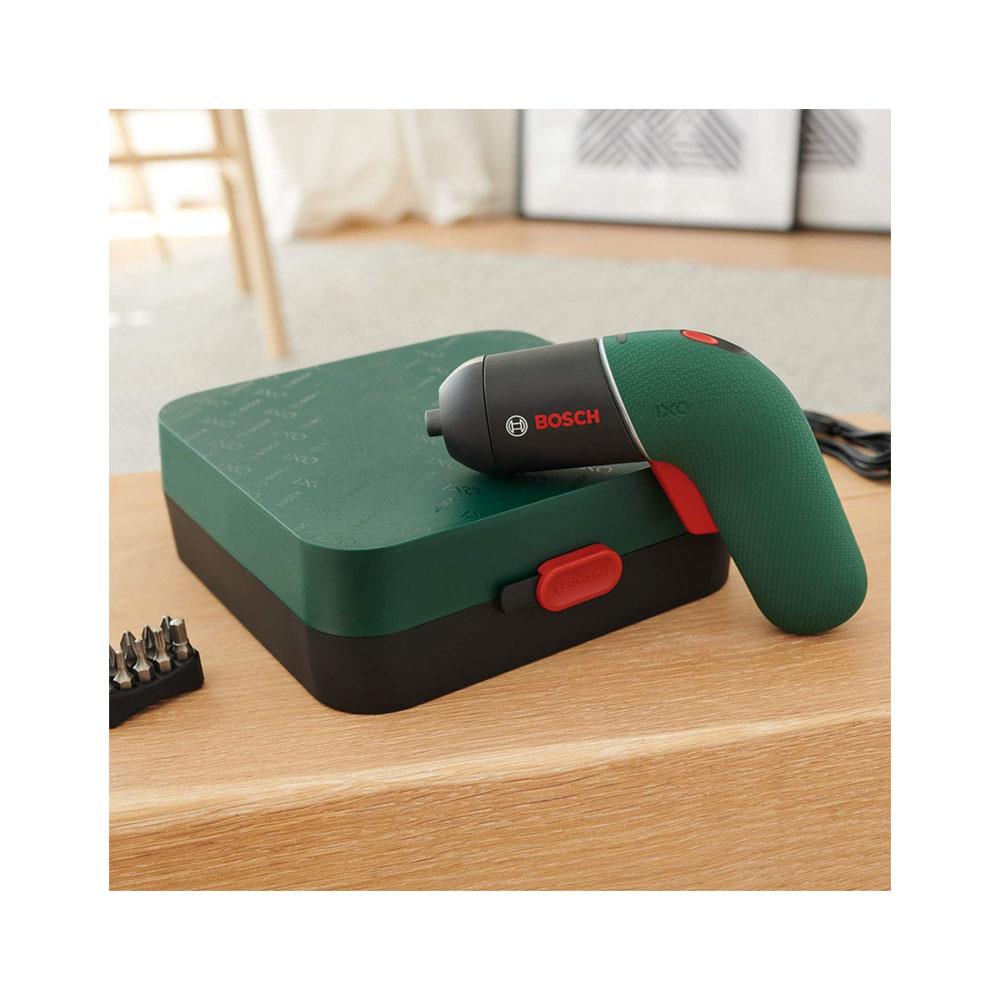 Bosch IXO 6 Cordless Screwdriver 6th Generation Variable Speed Control Rechargeable With Micro USB-Cable - Green