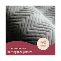 Dreamland Hurry Home Deluxe Velvet Warming Throw Blanket Large 160 X 120cm - Grey