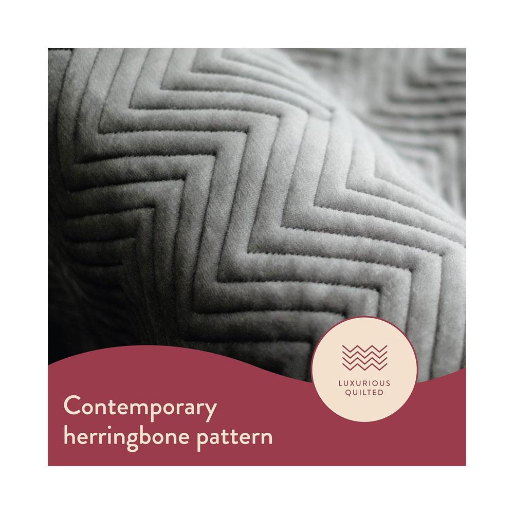 Dreamland Hurry Home Deluxe Velvet Warming Throw Blanket Large 160 X 120cm - Grey