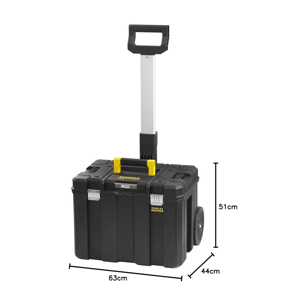 Stanley FatMax PRO-STACK Mobile Storage Box Max Capacity 50kg 55 Litres 1-75-753- Black