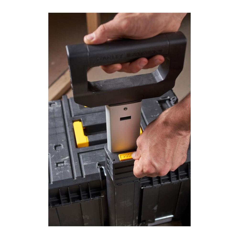 Stanley FatMax PRO-STACK Mobile Storage Box Max Capacity 50kg 55 Litres 1-75-753- Black