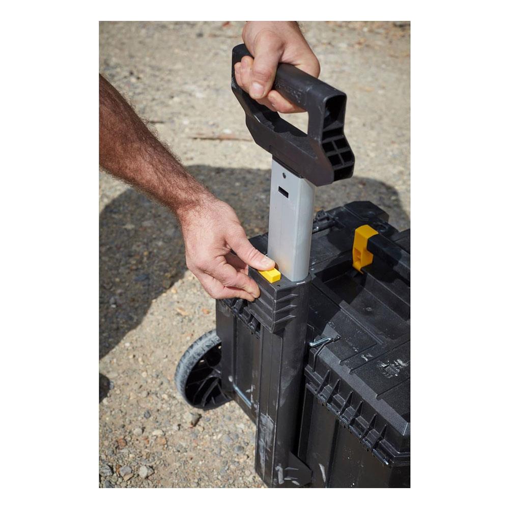 Stanley FatMax PRO-STACK Mobile Storage Box Max Capacity 50kg 55 Litres 1-75-753- Black