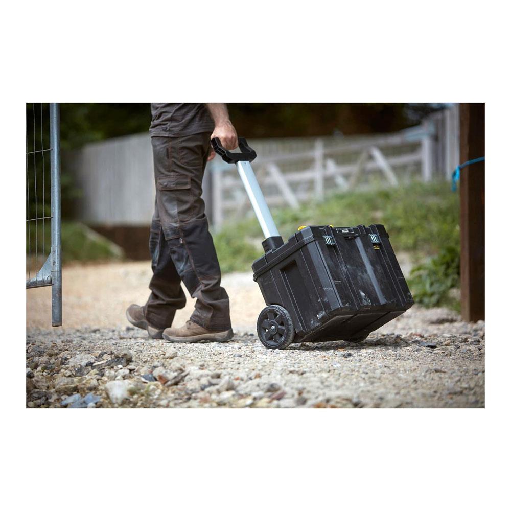 Stanley FatMax PRO-STACK Mobile Storage Box Max Capacity 50kg 55 Litres 1-75-753- Black
