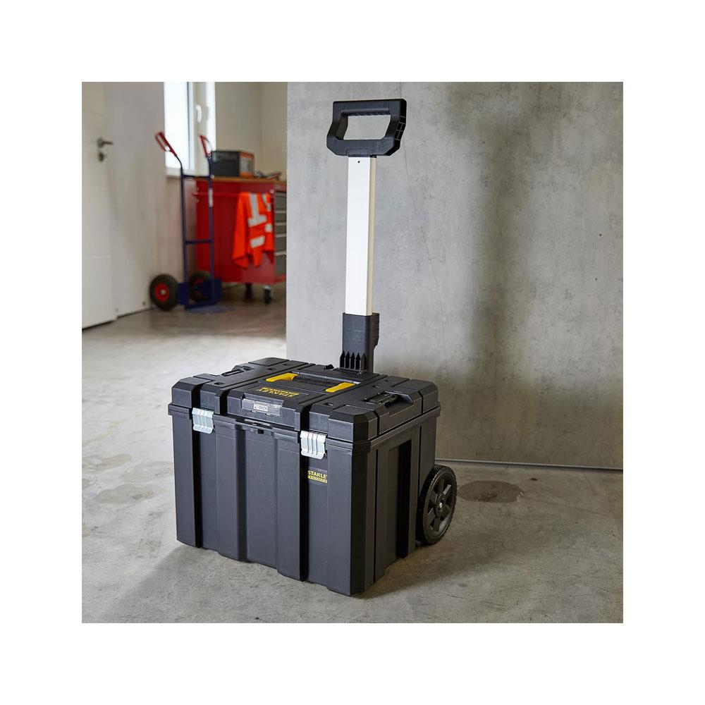 Stanley FatMax PRO-STACK Mobile Storage Box Max Capacity 50kg 55 Litres 1-75-753- Black