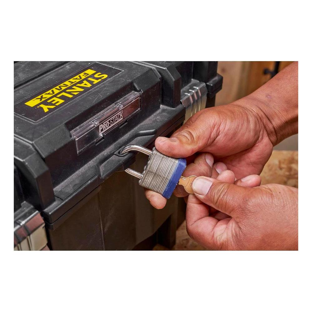 Stanley FatMax PRO-STACK Deep Tool Box Max Capacity 7.5kg 22.2 Litres 1-71-971 - Black