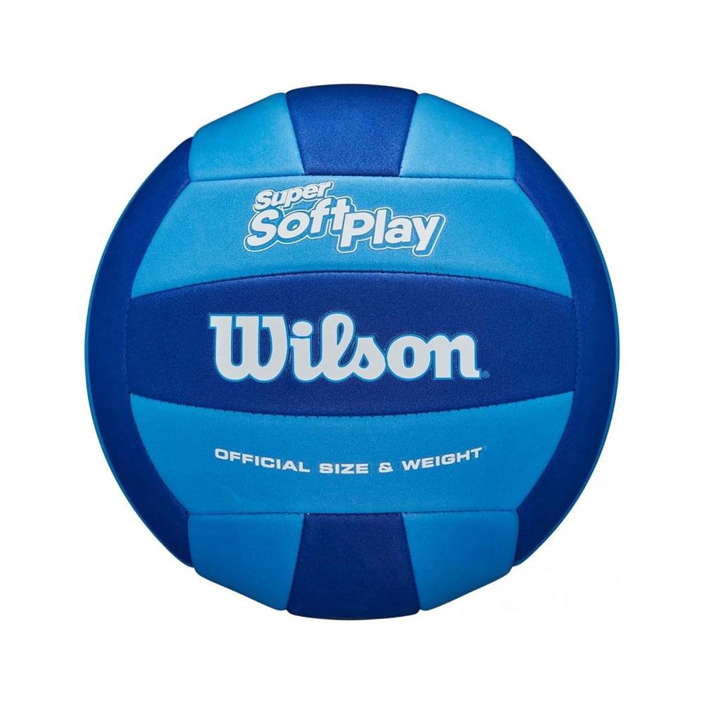 Wilson Super Soft Volleyball Ball Size 5 - Royal/Navy Main image