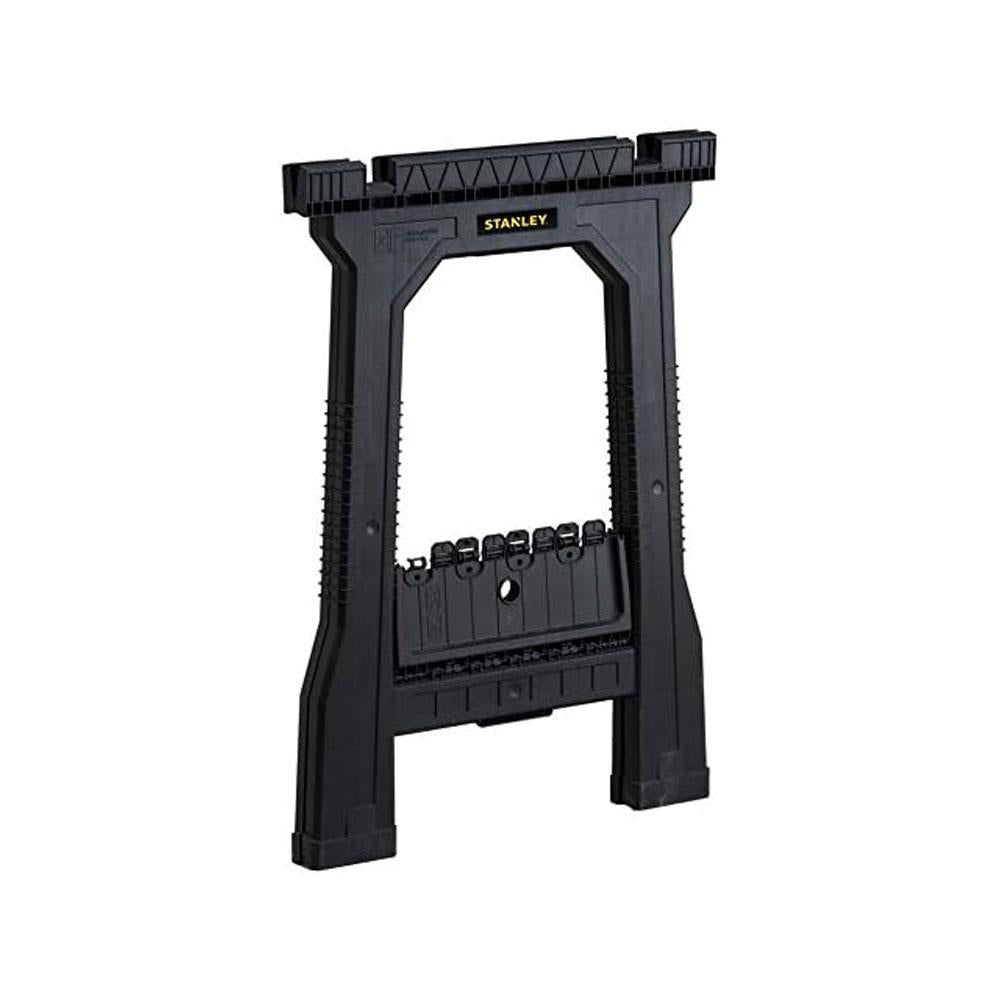 Stanley Junior Sawhorses Folding Junior Work Bench Saw Horse With Tray Twin Pack 1-70-355 - Black Secondary image